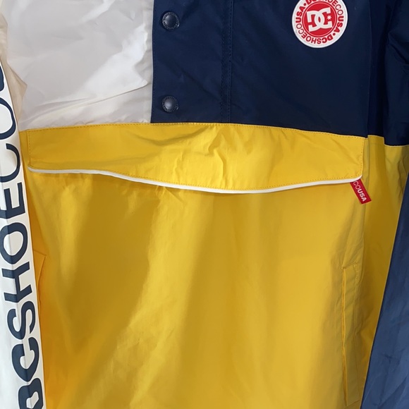 DCSHOECOUSA Mens Pullover Winder-Breaker Hoodie Polyester Blend Size Large NWT - Picture 7 of 7